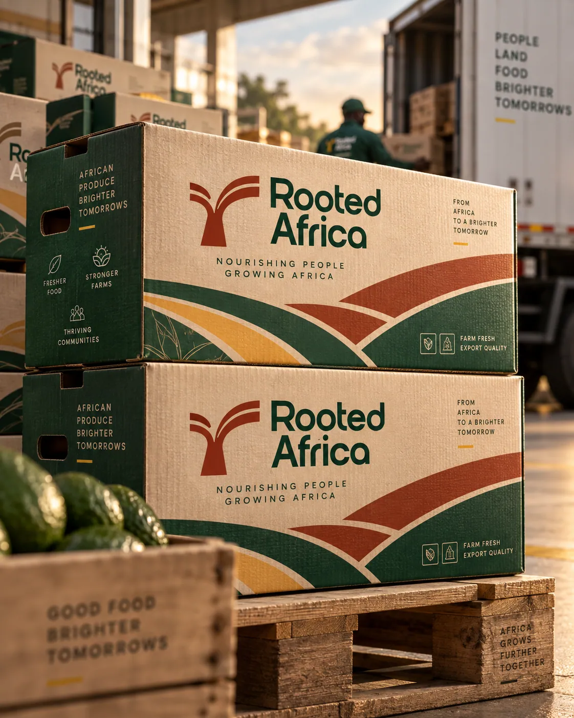 Rooted Africa brand application 6