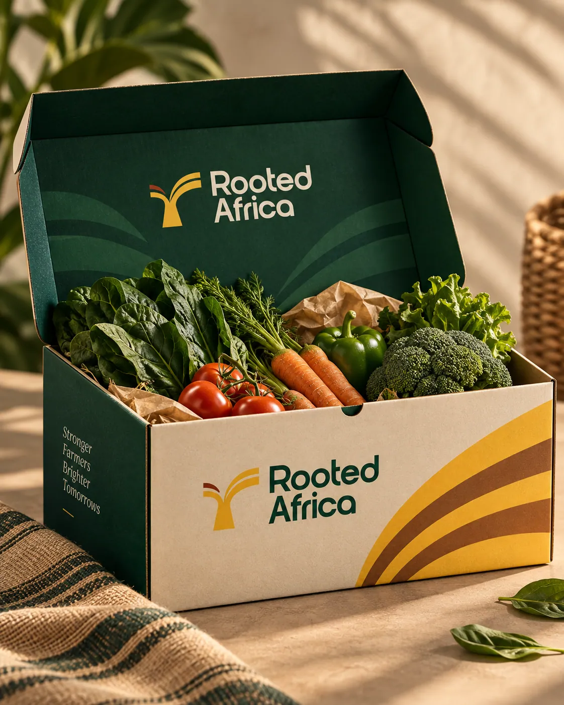 Rooted Africa brand application 10