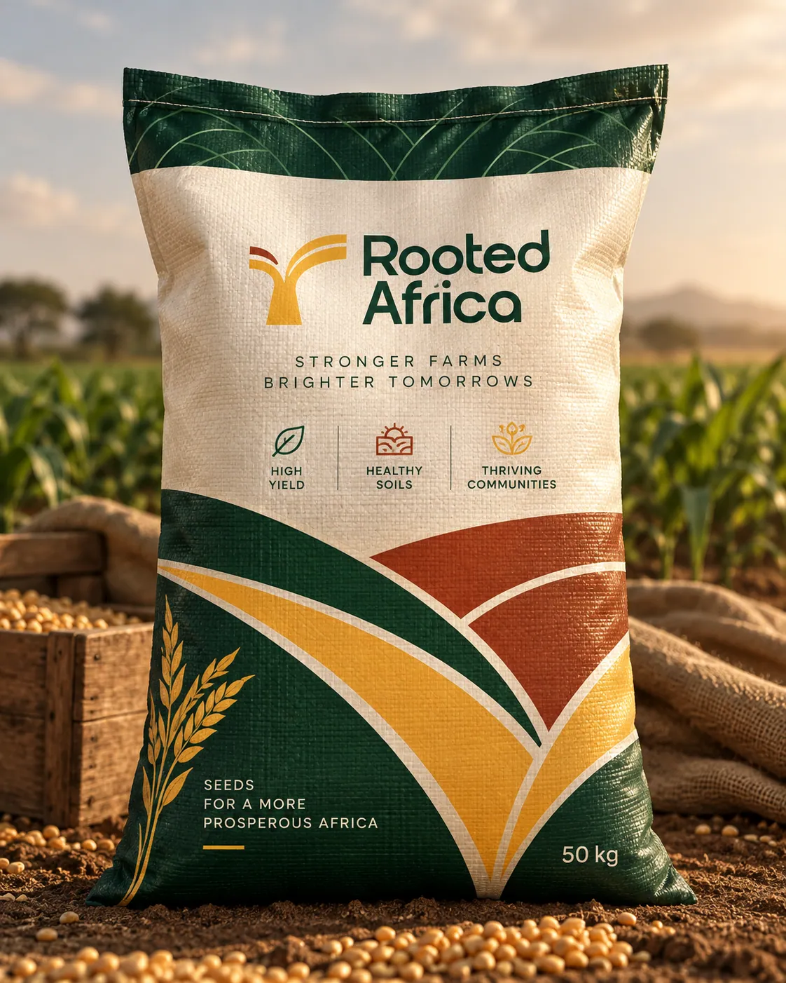 Rooted Africa brand application 14
