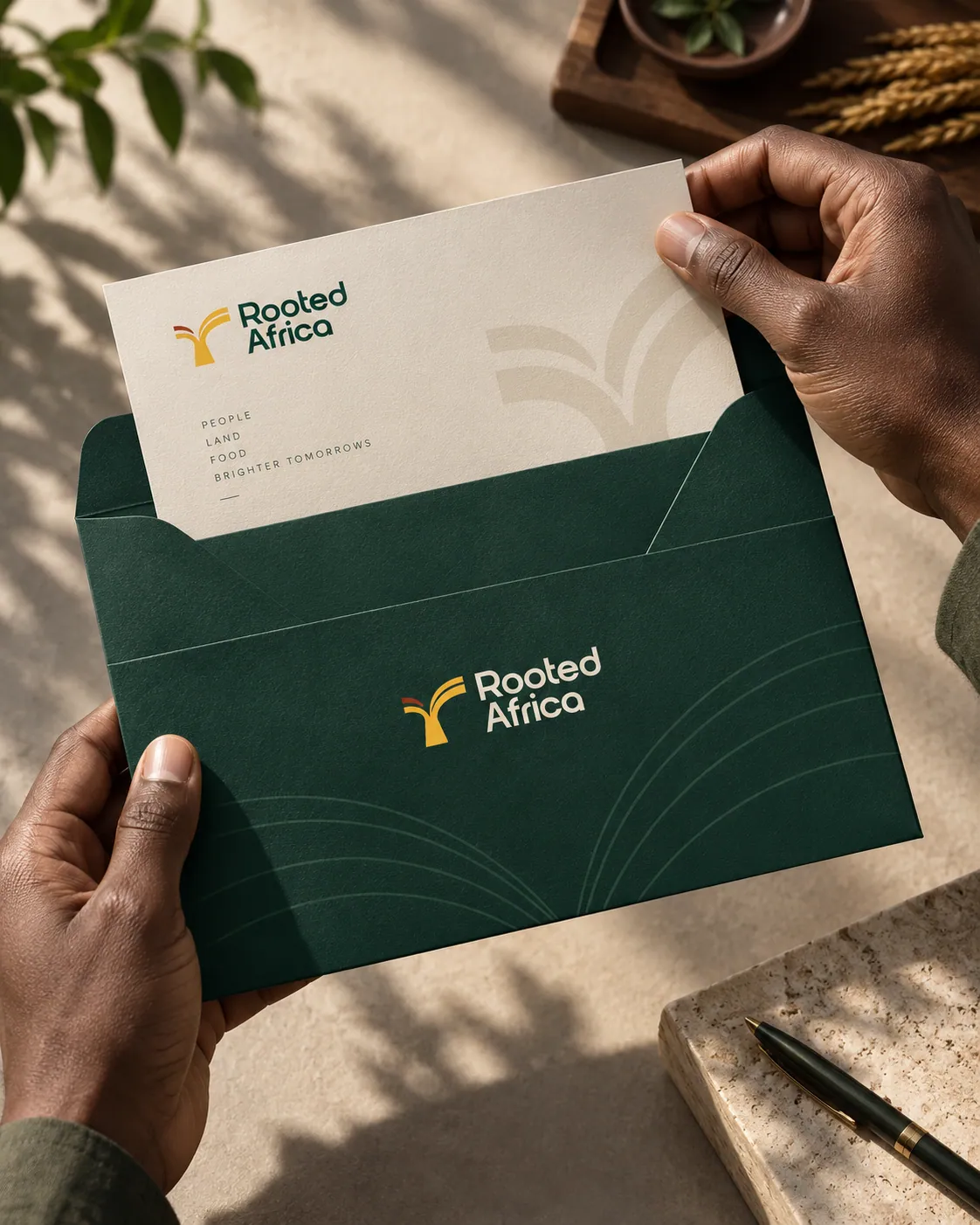Rooted Africa brand application 18