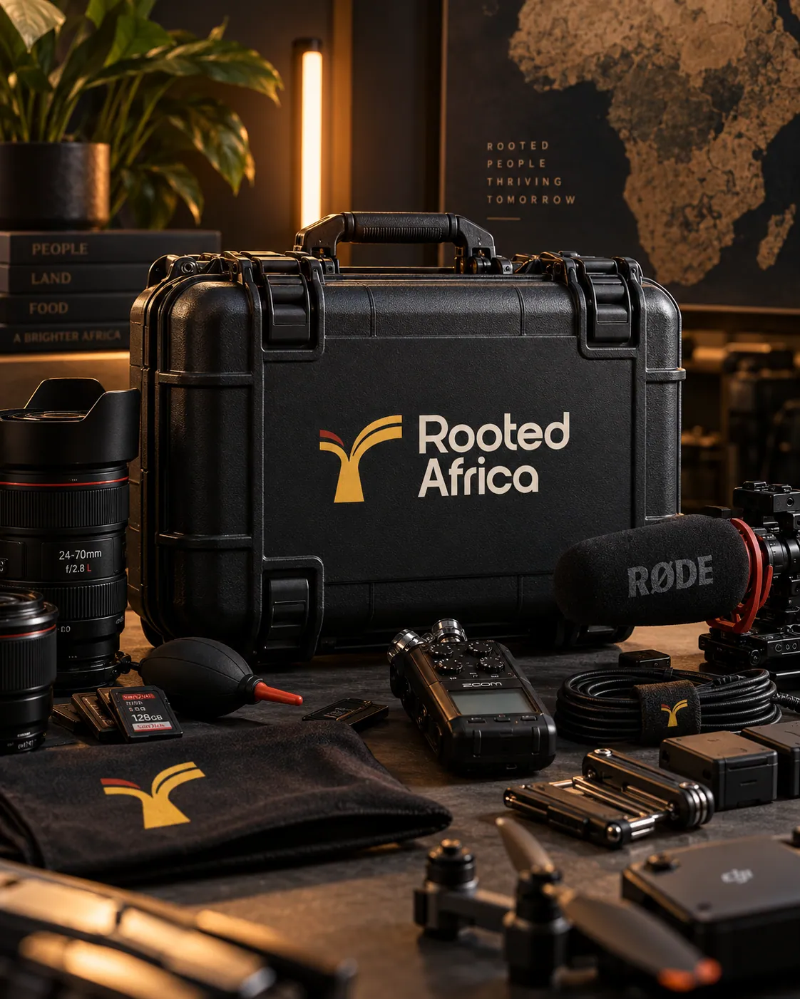 Rooted Africa brand application 24