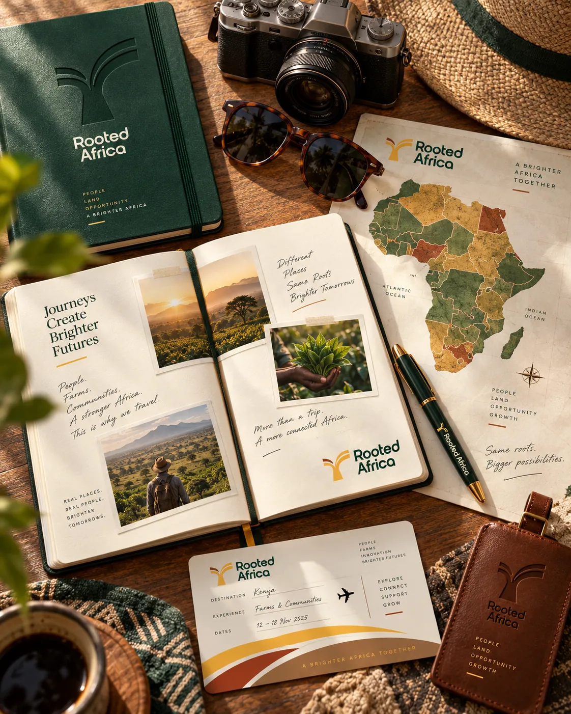 Rooted Africa brand application 28
