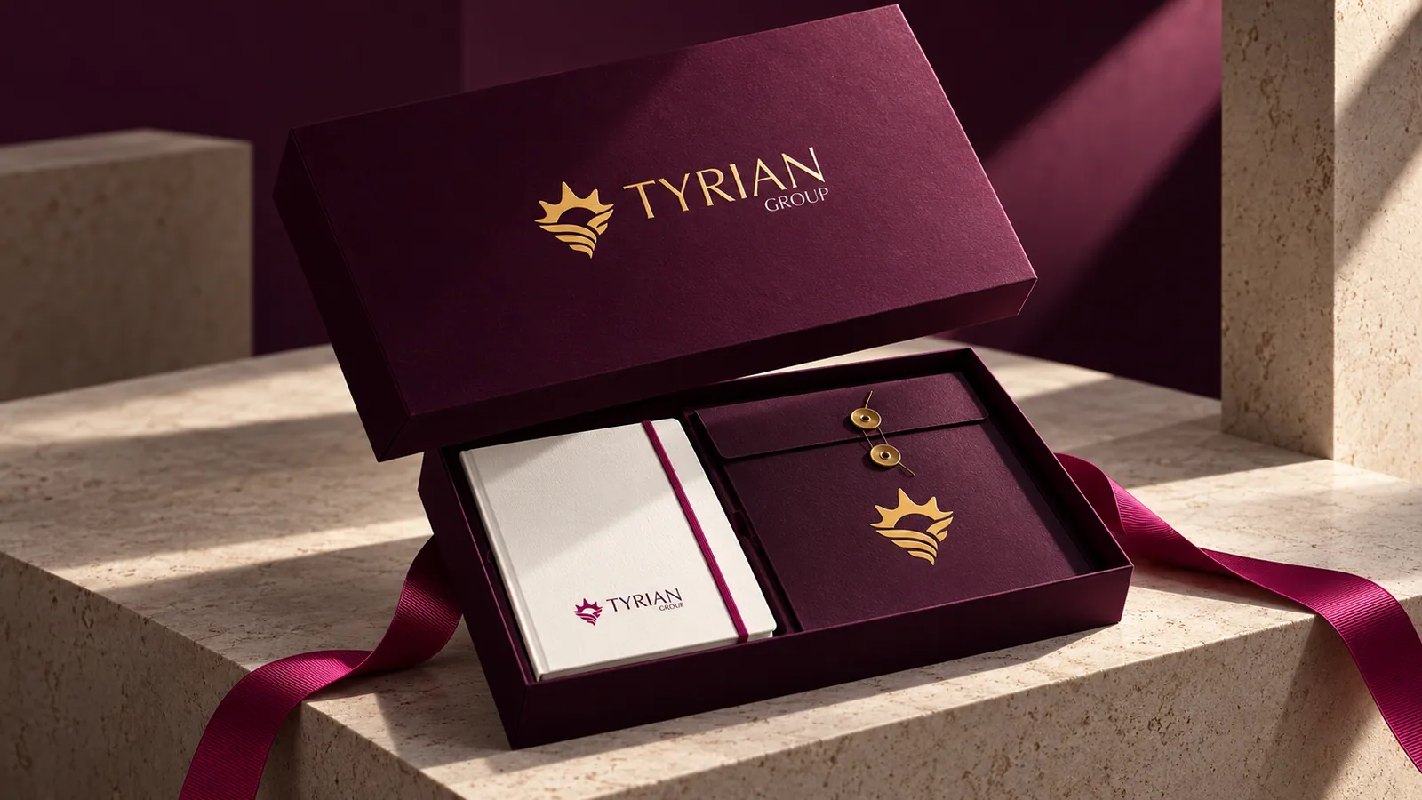 Tyrian Group brand application 3