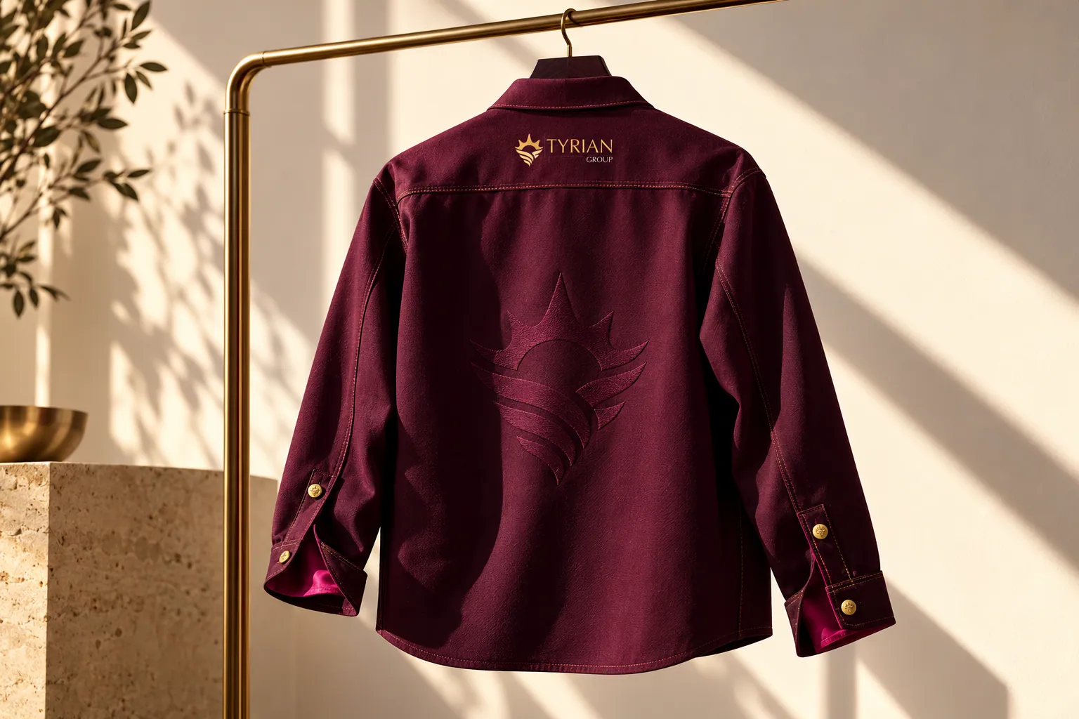 Tyrian Group brand application 5