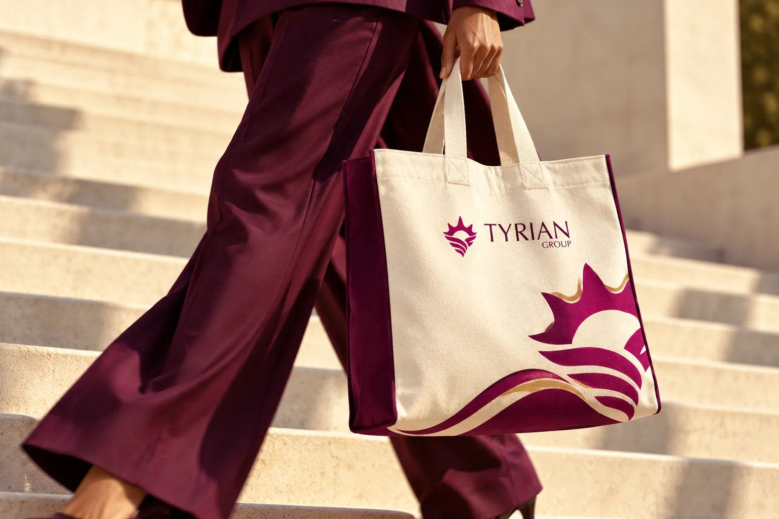 Tyrian Group brand application 6