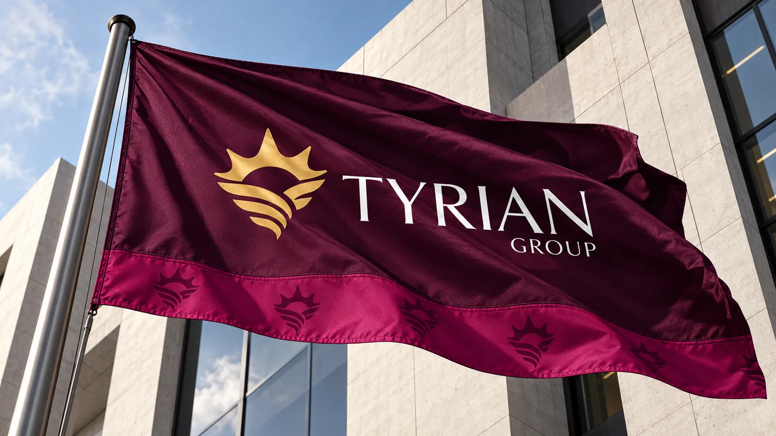 Tyrian Group brand application 8