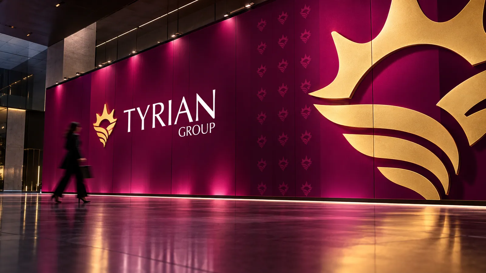 Tyrian Group brand application 9