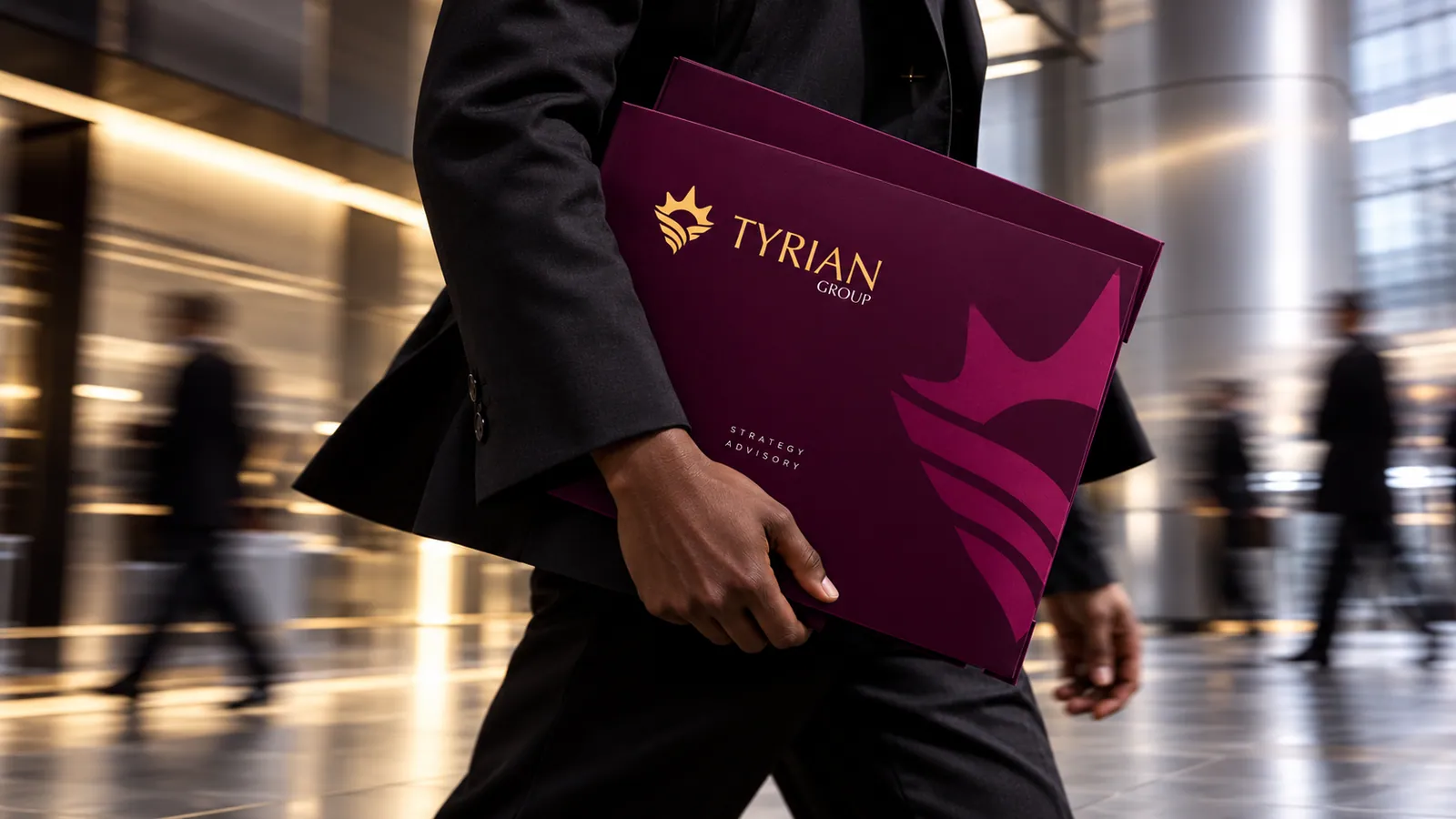 Tyrian Group brand application 10