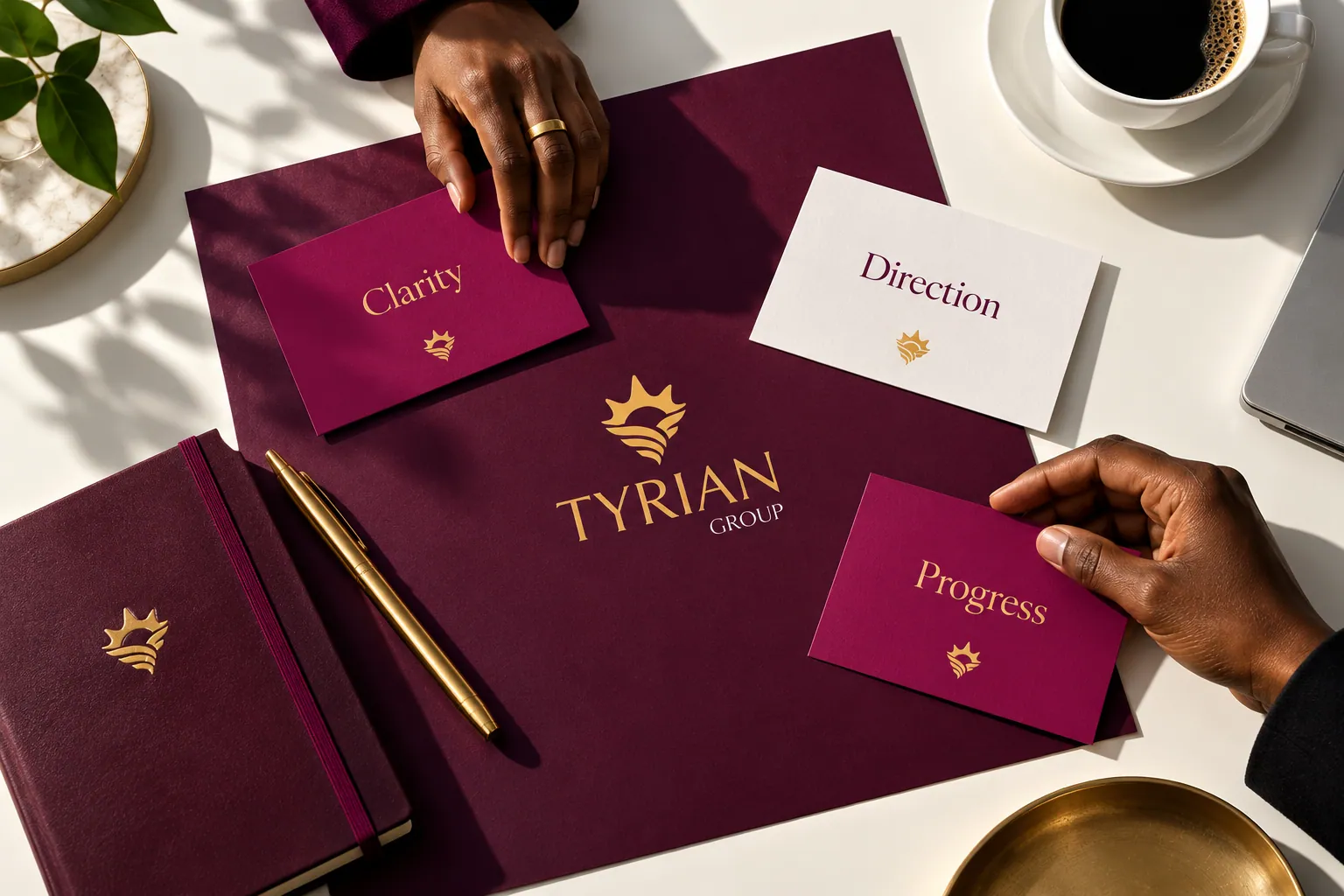 Tyrian Group brand application 16